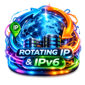 Rotating IPv6 VPS network