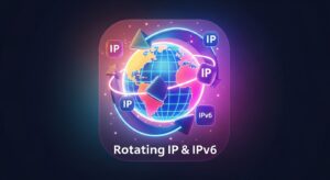 Rotating IPv6 VPS network